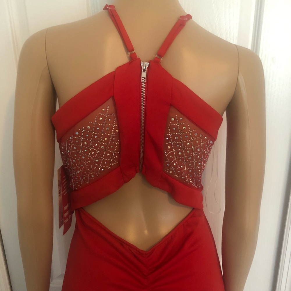 Red Racerback Dress - Picture 5 of 7
